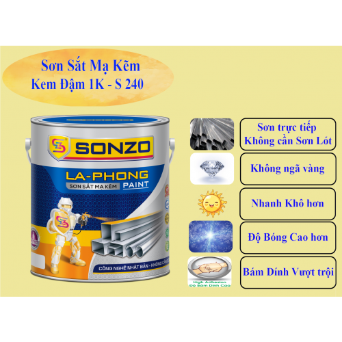 Sơn Kẽm Màu Kem