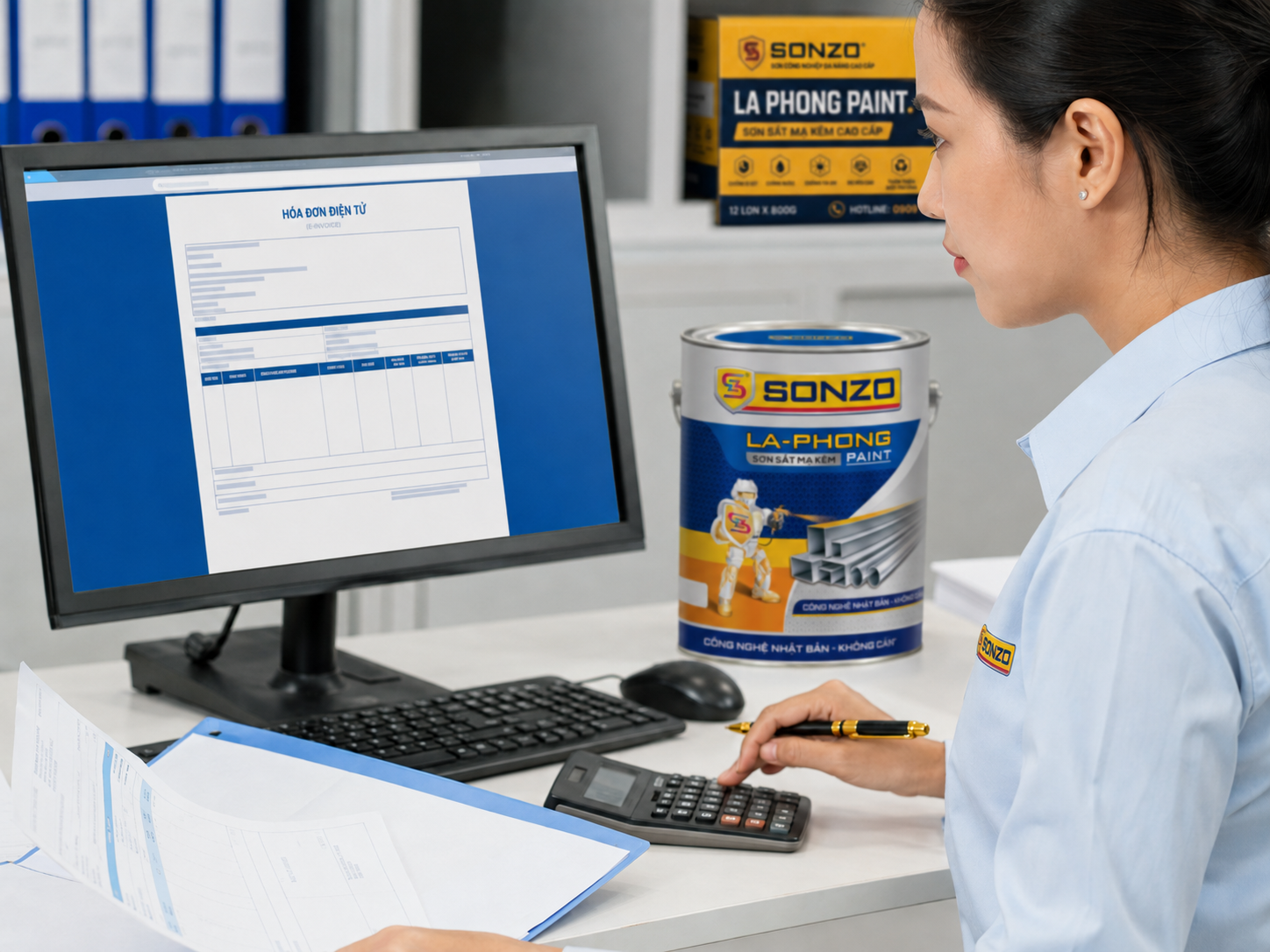 Lập hóa đơn điện tử VAT cho đơn hàng SONZO