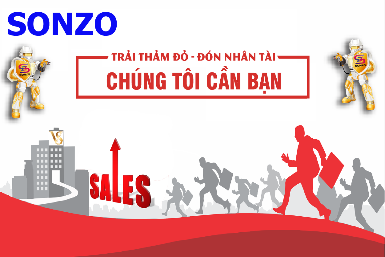 SONZO VIỆT NAM TUYỂN DỤNG NHÂN SỰ